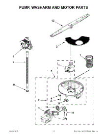 06 - Pump, Washarm And Motor Parts parts for Maytag Dishwasher ADB1100AWW1 / from AppliancePartsPros.com