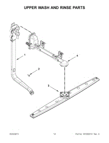 07 - Upper Wash And Rinse Parts parts for Maytag Dishwasher ADB1100AWW1 / from AppliancePartsPros.com