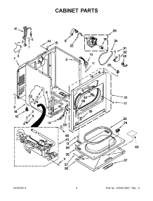 02 - Cabinet Parts parts for Maytag Dryer 7MWGD1730YW3 / from AppliancePartsPros.com