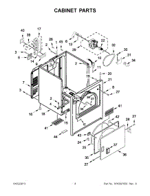 02 - Cabinet Parts parts for Maytag Dryer AED4675YQ1 / from AppliancePartsPros.com