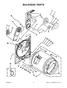03 - Bulkhead Parts parts for Maytag Dryer AED4675YQ1 / from AppliancePartsPros.com
