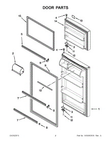 02 - Door Parts parts for Maytag Refrigerator A8RXNGFBS01 / from AppliancePartsPros.com