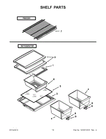 05 - Shelf Parts parts for Maytag Refrigerator A8TXNGFBW00 / from AppliancePartsPros.com