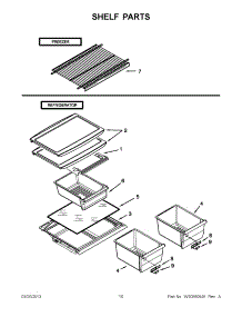 05 - Shelf Parts parts for Maytag Refrigerator A8TXNGFXW02 / from AppliancePartsPros.com