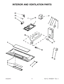 03 - Interior And Ventilation Parts parts for Maytag Microwave AMV1150VAB4 / from AppliancePartsPros.com