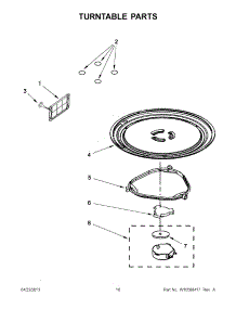 05 - Turntable Parts parts for Maytag Microwave AMV1150VAS4 / from AppliancePartsPros.com
