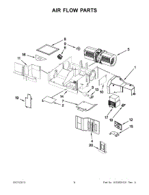 04 - Air Flow Parts parts for Maytag Microwave AMV2175CS0 / from AppliancePartsPros.com