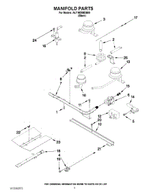 03 - Manifold Parts parts for Maytag Range ALY1620BDB00 / from AppliancePartsPros.com