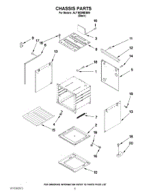 04 - Chassis Parts parts for Maytag Range ALY1620BDB00 / from AppliancePartsPros.com