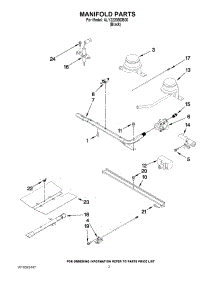 03 - Manifold Parts parts for Maytag Range ALY2220BDB00 / from AppliancePartsPros.com