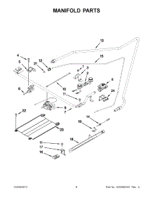 03 - Manifold Parts parts for Maytag Range CGR3300XDW0 / from AppliancePartsPros.com