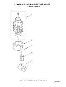 02 - Lower Housing And Motor Parts parts for Maytag Disposer DFC1500AAX-3 / from AppliancePartsPros.com