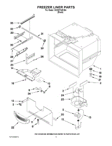 02 - Freezer Liner Parts parts for Maytag Refrigerator G32027WEKB4 / from AppliancePartsPros.com