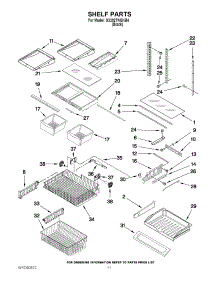 06 - Shelf Parts parts for Maytag Refrigerator G32027WEKB4 / from AppliancePartsPros.com