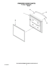 07 - Freezer Door Parts parts for Maytag Refrigerator G32027WEKB4 / from AppliancePartsPros.com