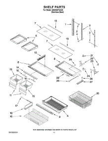 06 - Shelf Parts parts for Maytag Refrigerator GB6526FEAS5 / from AppliancePartsPros.com