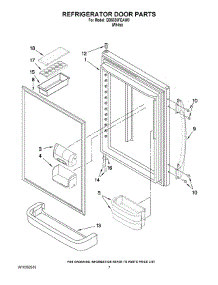 04 - Refrigerator Door Parts parts for Maytag Refrigerator GB6526FEAW3 / from AppliancePartsPros.com