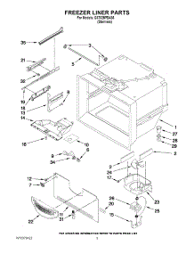 02 - Freezer Liner Parts parts for Maytag Refrigerator G37025PEAS5 / from AppliancePartsPros.com