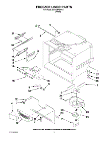02 - Freezer Liner Parts parts for Maytag Refrigerator G37026FEAW3 / from AppliancePartsPros.com