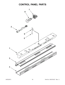 05 - Control Panel Parts parts for Maytag Refrigerator JS42NXFXDW04 / from AppliancePartsPros.com
