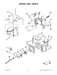 11 - Upper Unit Parts parts for Maytag Refrigerator JS42NXFXDW04 / from AppliancePartsPros.com