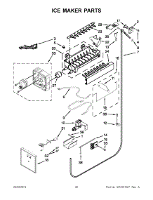 13 - Ice Maker Parts parts for Maytag Refrigerator JS42NXFXDW04 / from AppliancePartsPros.com