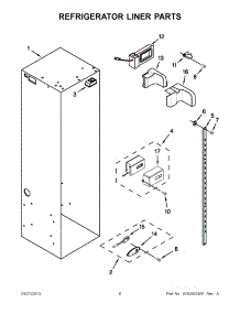 03 - Refrigerator Liner Parts parts for Maytag Refrigerator JS48NXFXDW04 / from AppliancePartsPros.com