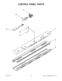 05 - Control Panel Parts parts for Maytag Refrigerator JS48NXFXDW04 / from AppliancePartsPros.com