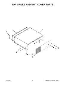 10 - Top Grille And Unit Cover Parts parts for Maytag Refrigerator JS48NXFXDW04 / from AppliancePartsPros.com
