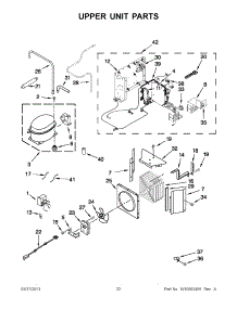11 - Upper Unit Parts parts for Maytag Refrigerator JS48NXFXDW04 / from AppliancePartsPros.com