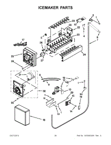 13 - Icemaker Parts parts for Maytag Refrigerator JS48NXFXDW04 / from AppliancePartsPros.com