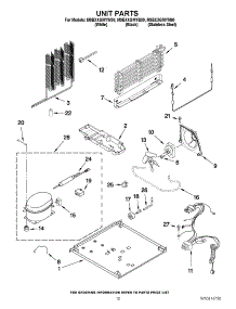 06 - Unit Parts parts for Maytag Refrigerator M9BXXGMYB00 / from AppliancePartsPros.com