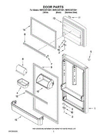 02 - Door Parts parts for Maytag Refrigerator M8RXCGFXB01 / from AppliancePartsPros.com