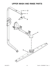 07 - Upper Wash And Rinse Parts parts for Maytag Dishwasher JDB8000AWC1 / from AppliancePartsPros.com