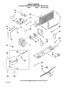 04 - Unit Parts parts for Maytag Refrigerator M8RXDGFXW00 / from AppliancePartsPros.com