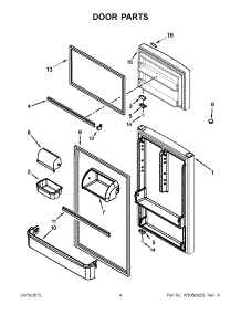 02 - Door Parts parts for Maytag Refrigerator M8RXEGMAS01 / from AppliancePartsPros.com
