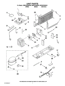 04 - Unit Parts parts for Maytag Refrigerator M8RXEGMAW00 / from AppliancePartsPros.com