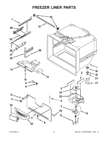 02 - Freezer Liner Parts parts for Maytag Refrigerator MFC2061KES14 / from AppliancePartsPros.com