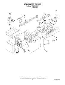 08 - Icemaker Parts parts for Maytag Refrigerator MFC2061KES7 / from AppliancePartsPros.com