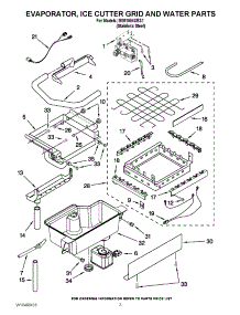 02 - Evaporator, Ice Cutter Grid And Water Parts parts for Maytag Ice Machine MIM1554XRS1 / from AppliancePartsPros.com