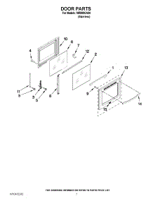 05 - Door Parts parts for Maytag Range MIR8890AS0 / from AppliancePartsPros.com