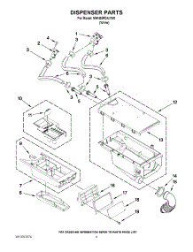 06 - Dispenser Parts parts for Maytag Washer MHN30PDAXW0 / from AppliancePartsPros.com