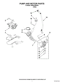 05 - Pump And Motor Parts parts for Maytag Washer MHN30PDBGW0 / from AppliancePartsPros.com