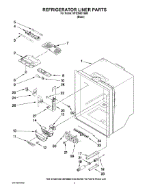 03 - Refrigerator Liner Parts parts for Maytag Refrigerator MFD2562VEB5 / from AppliancePartsPros.com