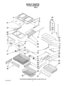 06 - Shelf Parts parts for Maytag Refrigerator MFD2562VEB5 / from AppliancePartsPros.com