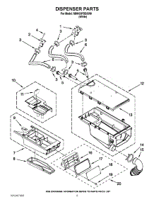 06 - Dispenser Parts parts for Maytag Washer MHN30PDBXW0 / from AppliancePartsPros.com