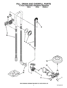 04 - Fill, Drain And Overfill Parts parts for Maytag Dishwasher MDB4409PAB0 / from AppliancePartsPros.com