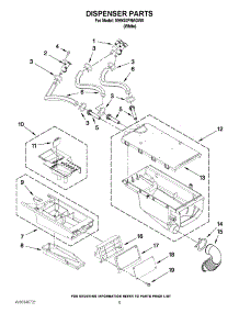 04 - Dispenser Parts parts for Maytag Washer MHN30PNAGW0 / from AppliancePartsPros.com