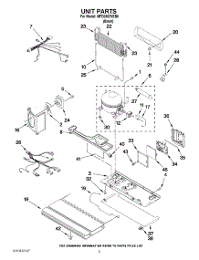 05 - Unit Parts parts for Maytag Refrigerator MFD2562VEB6 / from AppliancePartsPros.com