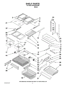 06 - Shelf Parts parts for Maytag Refrigerator MFD2562VEB6 / from AppliancePartsPros.com
